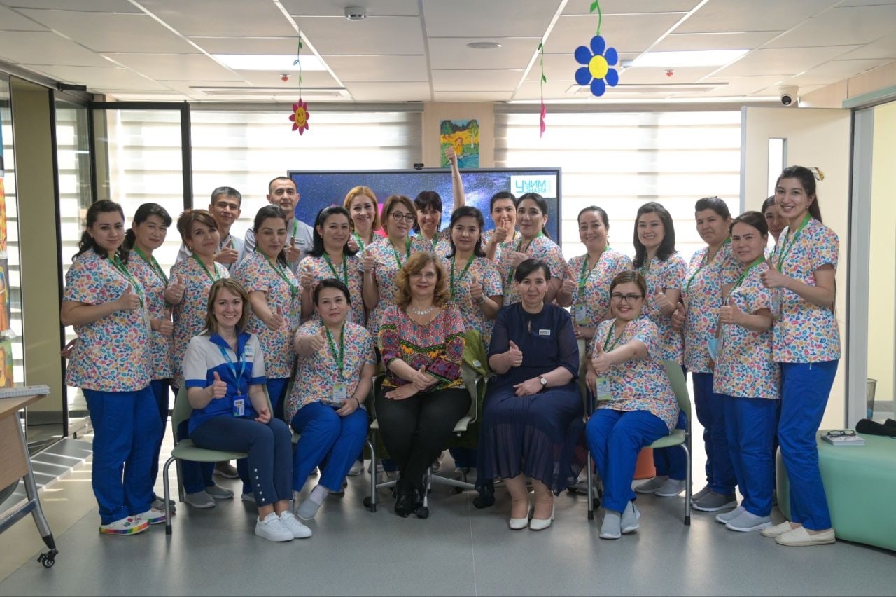 Команда флагманской площадки Проекта «УчимЗнаем» продолжает работу в направлении развития госпитальной педагогики в Республике Узбекистан вместе с нашими коллегами
