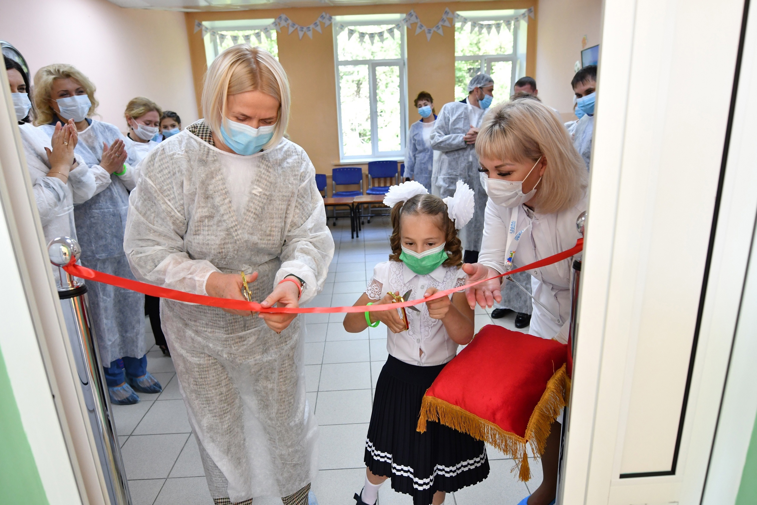 В детском отделении Новокузнецкого клинического противотуберкулезного диспансера открылась новая госпитальная школа!
