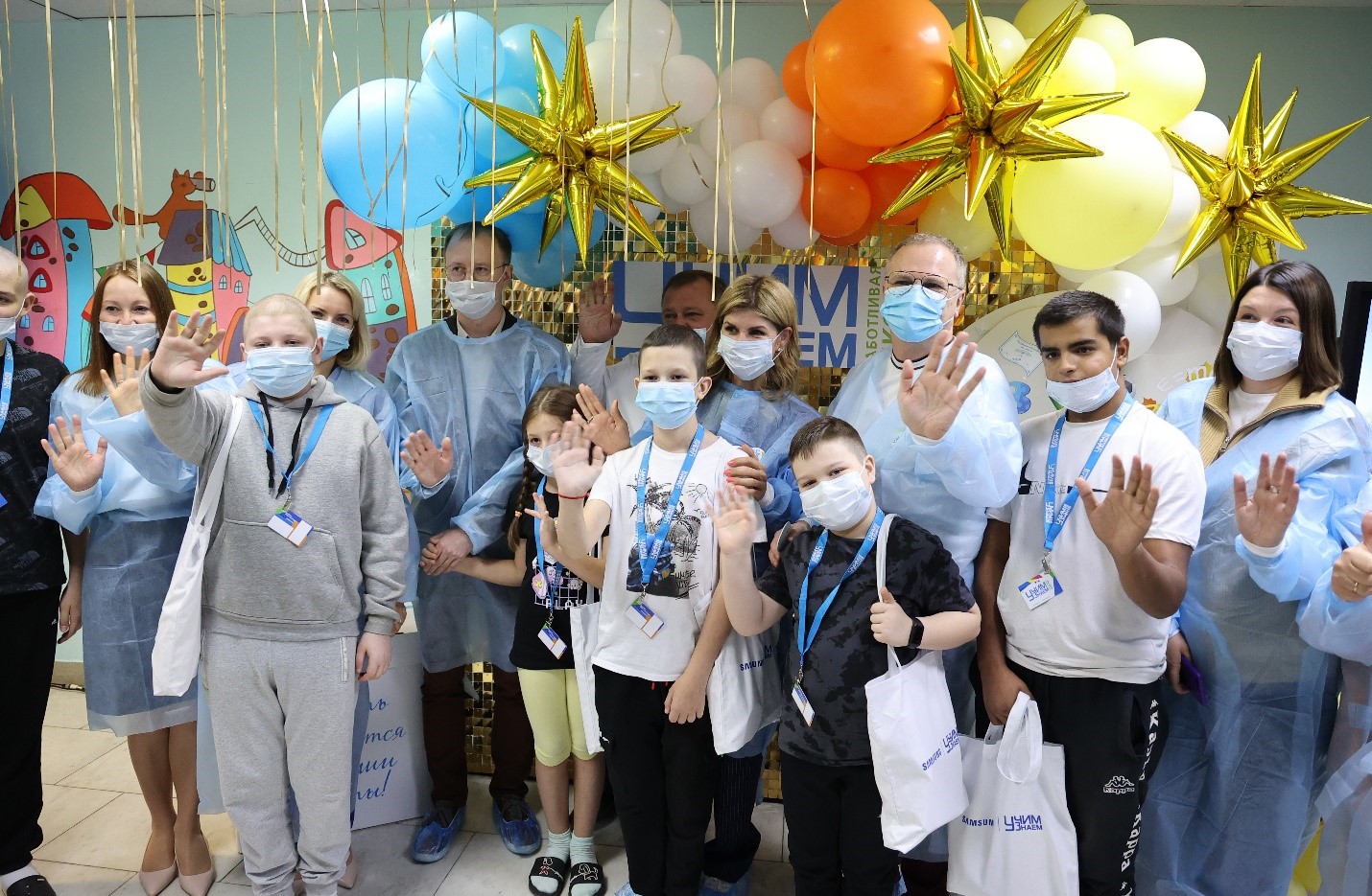 В Липецкой областной детской больнице открылась площадка «УчимЗнаем»