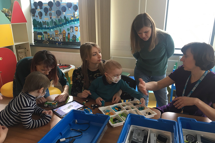 Накануне в Морозовской детской городской клинической больнице были организованы замечательные занятия для детей
