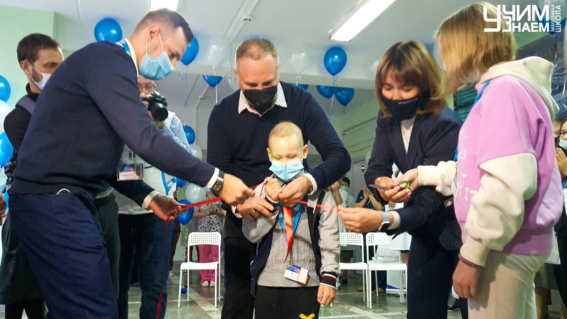 Сегодня состоялось открытие региональной площадки «УчимЗнаем» в Нижегородской областной детской клинической больнице
